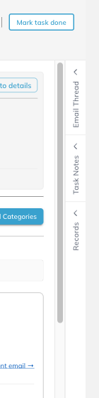 The right-edge tab rail on the task detail pane.