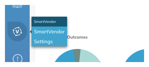 The SmartVendor menu open beside the navigation rail